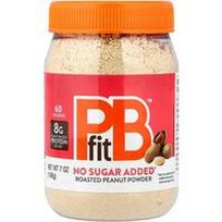 PBfit, Skrudintų žemės riešutų milteliai be pridėtinio cukraus, 198 g