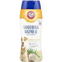 Arm & Hammer, Raminantis avižinių dribsnių šampūnas naminiams gyvūnėliams, vanilinis kokosas, 20 fl oz (591 ml)