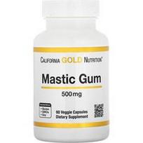 California Gold Nutrition, Mastikos guma, 500 mg, 60 daržovių kapsulių