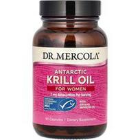 Dr. Mercola, Antarktinių krilių aliejus moterims, 90 kapsulių