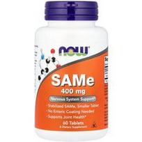 NOW Foods, SAMe, 400 mg, 60 tablečių
