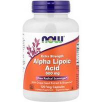 NOW Foods, Alfa lipoinė rūgštis, 600 mg, 120 vegetariškų kapsulių