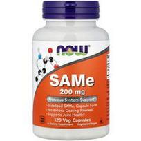 NOW Foods, SAMe, 200 mg, 120 vegetariškų kapsulių