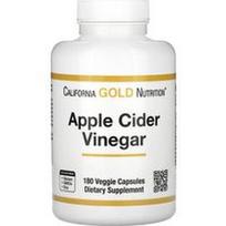 California Gold Nutrition, Obuolių sidro actas, 180 daržovių kapsulių (450 mg vienoje kapsulėje)