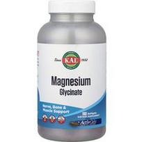 KAL, Magnio glicinatas, 180 minkštųjų gelių (105 mg viename minkštame gelyje)