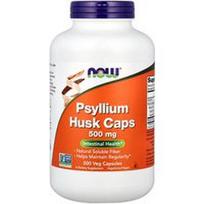 NOW Foods, Psyllium Husk kapsulės, 500 mg, 500 daržovių kapsulių