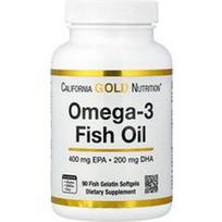 California Gold Nutrition, Omega-3 žuvų taukai, Vivomega trigliceridas, 1000 mg, 90 žuvų želatinos minkštųjų kapsulių