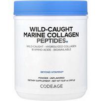 Codeage, Laukinių jūrų kolageno peptidų milteliai, be skonio, 15.87 uncijos (450 g)
