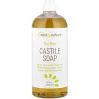 Mild By Nature, Arbatmedžio Kastilijos muilas, 34 fl oz (1,005 ml)