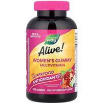 Nature's Way, Gyvas! ® Moteriškas guminukas multivitaminas, mišrios uogos, 150 guminukų