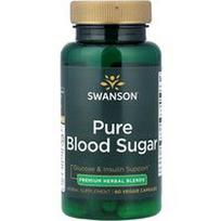 Swanson Vitamins, Grynas cukraus kiekis kraujyje, 60 daržovių kapsulių
