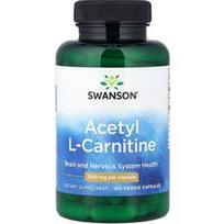 Swanson Vitamins, Acetil-L-karnitinas, 500 mg, 100 daržovių kapsulių