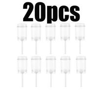 Clear Plastic Push-up Cake Pop Shooter With Lids, Transparent Dessert Containers For DIY Cake, Ice Cream & Party Treats white