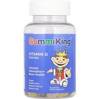 GummiKing, Vitaminas D vaikams, 60 guminukų (7,5 mcg viename guminuke)