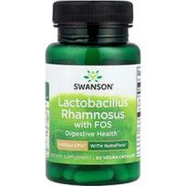 Swanson Vitamins, Lactobacillus Rhamnosus su FOS, 60 veganiškų kapsulių