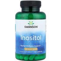 Swanson Vitamins, Inozitolis, 650 mg, 100 kapsulių