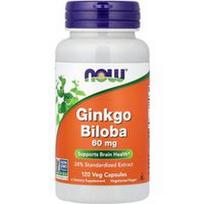 NOW Foods, Ginkmedis, 60 mg, 120 daržovių kapsulių