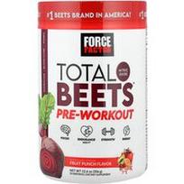 Force Factor, „Total Beets®“, prieš treniruotę vartojamas vaisių punšas, 356 g