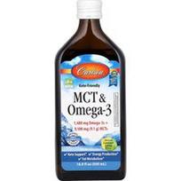 Carlson, MCT ir Omega-3, tinka keto dietai, natūralios citrinos ir laimo sultys, 500 ml