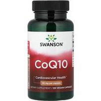 Swanson Vitamins, Kofermentas Q10, 30 mg, 120 veganiškų kapsulių