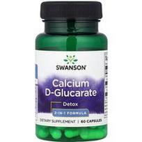 Swanson Vitamins, Kalcio D-gliukaratas, 60 kapsulių (250 mg vienoje kapsulėje)