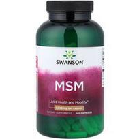 Swanson Vitamins, MSM, 1 000 mg, 240 kapsulių