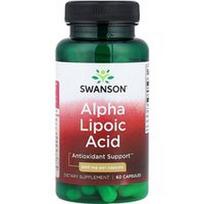 Swanson Vitamins, Alfa lipoinė rūgštis, 600 mg, 60 kapsulių