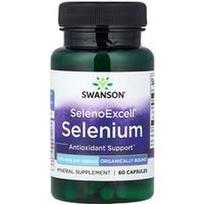 Swanson Vitamins, SelenoExcell®, Selenas, 200 mcg, 60 kapsulių
