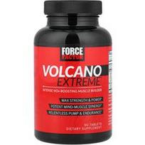 Force Factor, „Volcano Extreme®“, intensyviai NOx kiekį didinanti raumenų masės auginimo priemonė, 90 tablečių