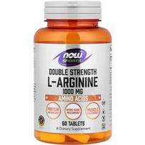 NOW Foods, Sportas, L-argininas, 1000 mg, 60 tablečių