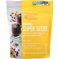 BetterBody Foods, Ekologiškos super sėklos, 16 uncijų (454 g)