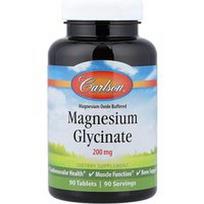 Carlson, Magnio glicinatas, 200 mg, 90 tablečių