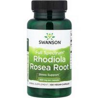 Swanson Vitamins, Viso spektro® Rhodiola Rosea šaknis, 400 mg, 100 veganiškų kapsulių