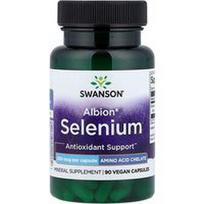 Swanson Vitamins, Albiono® selenas, 200 mcg, 90 veganiškų kapsulių