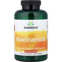 Swanson Vitamins, Niacinamidas, 500 mg, 250 kapsulių