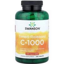 Swanson Vitamins, Vitaminas C-1000 su erškėtuogėmis, 1 000 mg, 250 tablečių