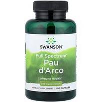 Swanson Vitamins, Viso spektro® Pau d'Arco, 500 mg, 100 kapsulių