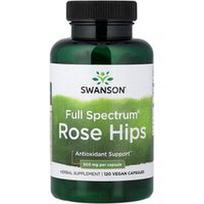 Swanson Vitamins, „Full Spectrum®“ erškėtuogės, 500 mg, 120 veganiškų kapsulių