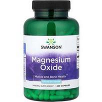 Swanson Vitamins, Magnio oksidas, 200 mg, 250 kapsulių