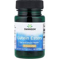 Swanson Vitamins, Liuteino esteriai, 20 mg, 60 minkštųjų gelių