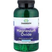 Swanson Vitamins, Magnio oksidas, 200 mg, 500 kapsulių