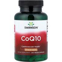 Swanson Vitamins, Kofermentas Q10, 30 mg, 240 veganiškų kapsulių