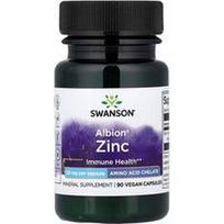 Swanson Vitamins, Albion® cinkas, 30 mg, 90 veganiškų kapsulių