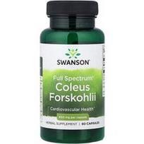 Swanson Vitamins, Pilno spektro® Coleus Forskohlii, 400 mg, 60 kapsulių