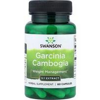 Swanson Vitamins, Garcinia Cambogia 5:1 ekstraktas, 60 kapsulių (80 mg vienoje kapsulėje)