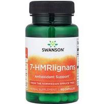 Swanson Vitamins, 7-HMRlignans, 60 kapsulių (40 mg vienoje kapsulėje)