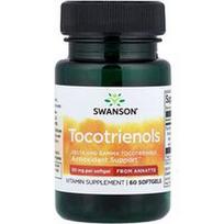 Swanson Vitamins, Tokotrienoliai iš anato, 50 mg, 60 minkštųjų kapsulių