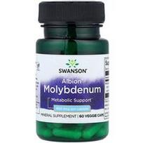 Swanson Vitamins, Albiono® molibdenas, 400 mcg, 60 daržovių kepurėlių