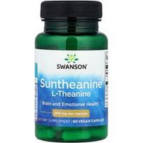 Swanson Vitamins, Sunteaninas® L-teaninas, 200 mg, 60 veganiškų kapsulių