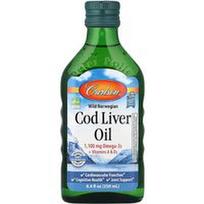 Carlson, Laukinių norvegiškų menkių kepenų aliejus, 8,4 fl oz (250 ml)